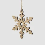 Pack de 6 adornos navideños «copos de nieve»