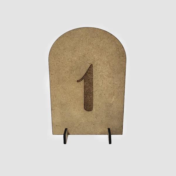 Número de mesa para bodas, bautizos, comuniones