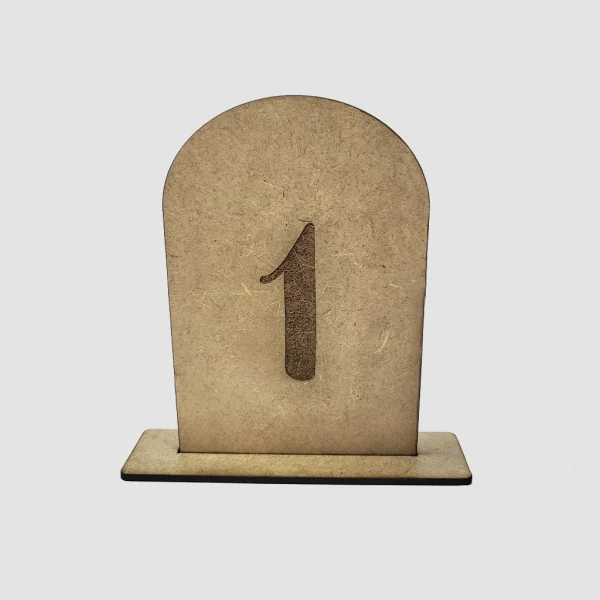 Número de mesa para bodas, bautizos, comuniones