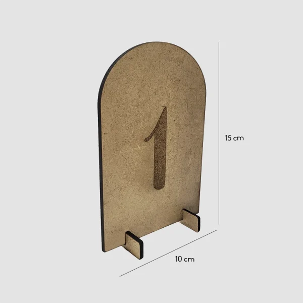 Número de mesa para bodas, bautizos, comuniones