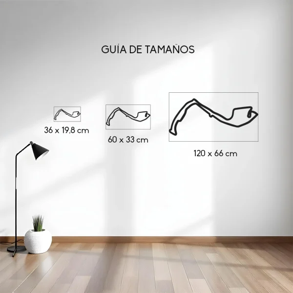 Vinilo para pared "circuitos F1"