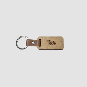 Llavero con nombre grabado personalizado