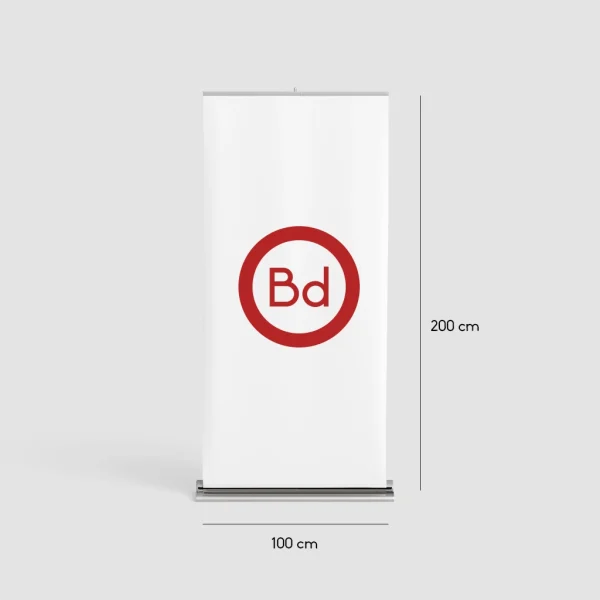 Roll-up personalizado para interiores