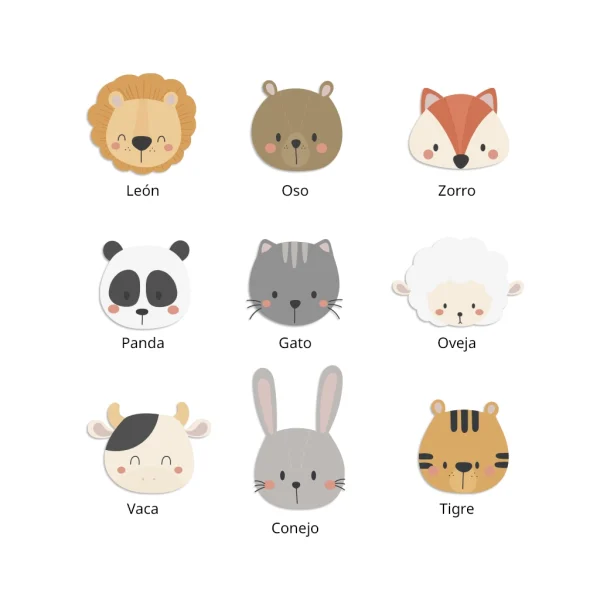Vinilo para pared de animales