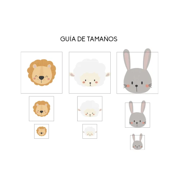 Vinilo para pared de animales