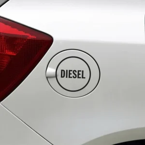 Pegatina de vinilo para tapa de combustible diesel