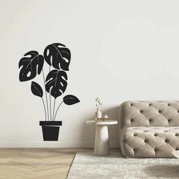 Vinilo para pared "planta monstera"