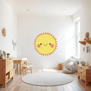 Vinilo para pared infantil "sol"