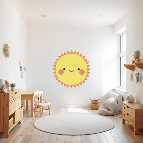 Vinilo para pared infantil "sol"