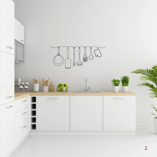 Vinilo para pared de cocina (elige tu diseño)